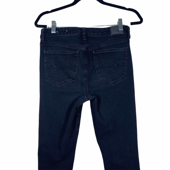American eagle Black skinny jeans sz 6 short - Picture 7 of 10